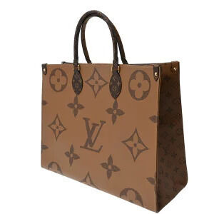 Louis Vuitton Brown bag handbag OnTheGo Reverse Monogram Giant